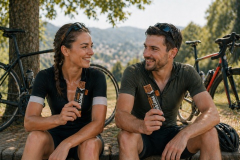 Baton białkowy czekoladowo pomarańczowy z nasionami chia Chia Charge Protein Crispy Bar Vegan Jaffa Cake 60g