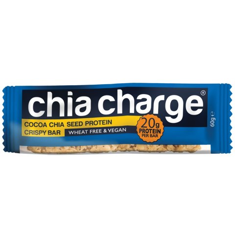 Baton białkowy kakaowy z nasionami chia Chia Charge Protein Crispy Bar Vegan Cocoa 60g