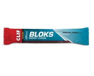 Żelki energetyczne galaretki bio naturalne skuteczne Clif Bloks Tropical Punch 50 mg kofeiny 60g