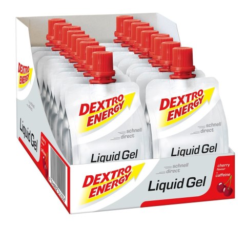 Żel energetyczny wiśnia z kofeiną skuteczny Dextro Energy Liquid Gel Cherry 60ml