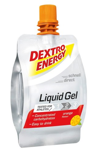 Żel energetyczny pomarańczowy skuteczny Dextro Energy Liquid Gel Orange 60ml