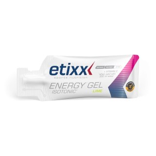 Żel energetyczny o smaku limonki isotonic elektrolity dobry skuteczny efektywny Etixx Isotonic Energy Gel Lime 40g
