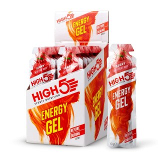 Żel energetyczny o smaku jagodowym dobry skuteczny smaczny High5 Energy Gel Berry 40g
