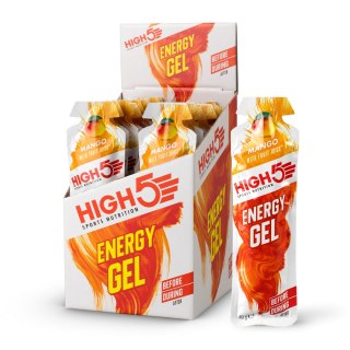 Żel energetyczny o smaku mango skuteczny smaczny efektywny High5 Energy Gel Mango 40g