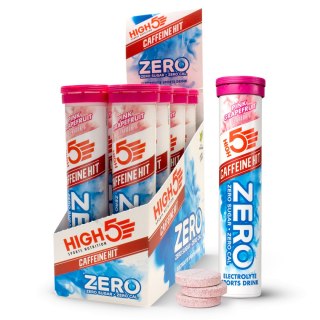 High5 Zero Electrolyte Sports Drink Caffeine Hit Pink Grapefruit napój z elektrolitami i z kofeiną o smaku różowego grejpfruta 2