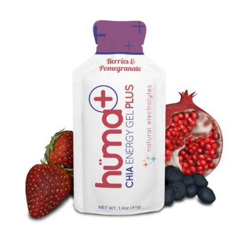 Żel energetyczny z chia jagody granat zdrowy skuteczny naturalny Huma Gel Plus 41g