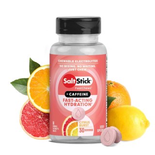 SaltStick Electrylote FastChews Citrus Burst + CAFFEINE butelka 60 szt.