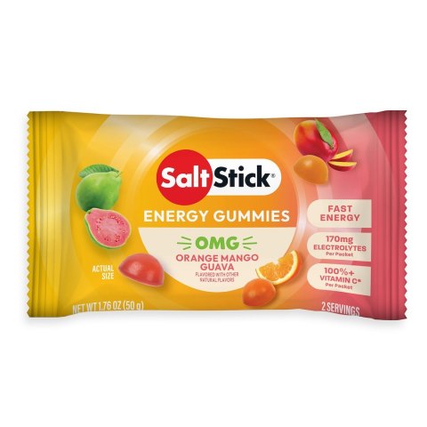 SaltStick Energy Gummies Orange Mango Guave żelki energetyczne - saszetka 8 szt.