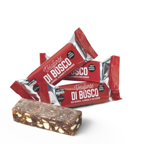 Veloforte Di Bosco - baton energetyczny z owocami, migdałami i pistacjami 55 g