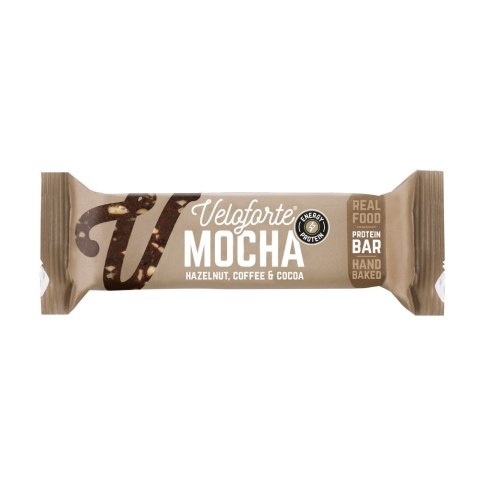 Veloforte Mocha - baton białkowy z orzechami laskowymi, kawą i kakao 55g