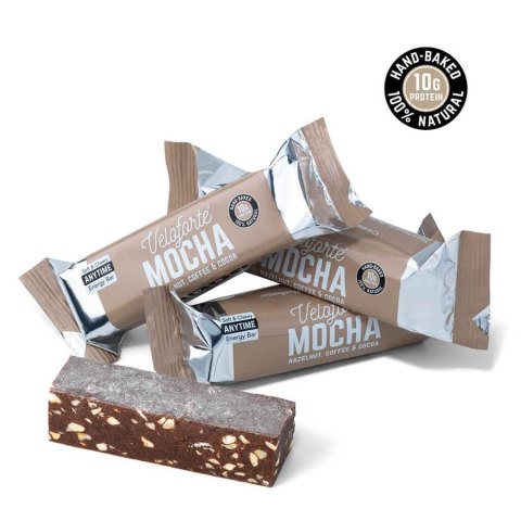 Veloforte Mocha - baton białkowy z orzechami laskowymi, kawą i kakao 55g