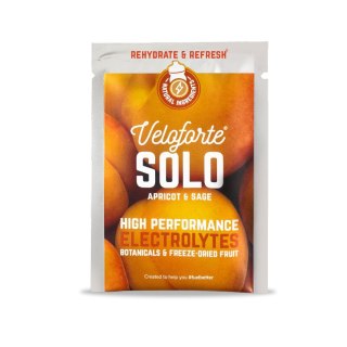 Veloforte Solo - napój w proszku z elektrolitami (morela-szałwia) 7 g
