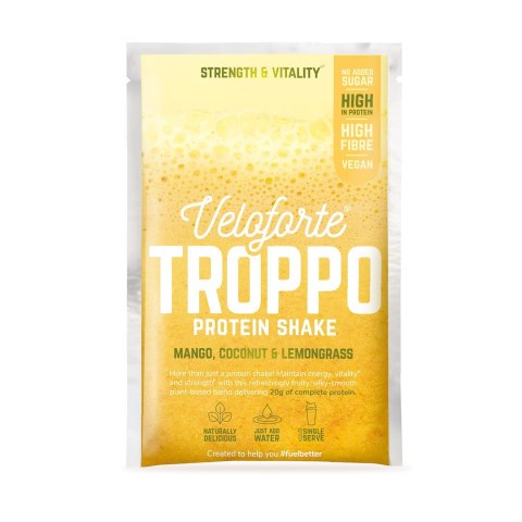 Veloforte Troppo - napój białkowy w proszku (mango-kokos-trawa cytrynowa) 45,5 g