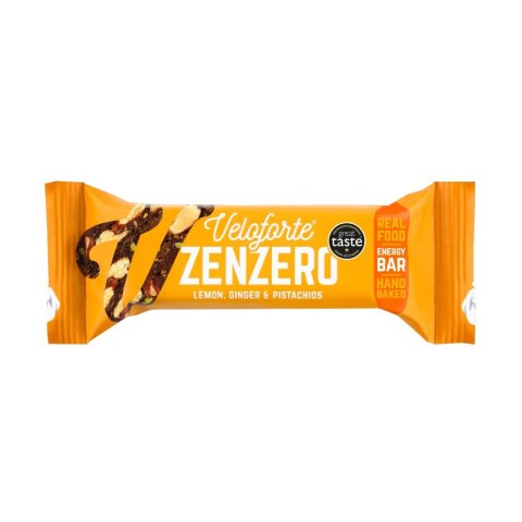 Baton energetyczny z cytryną imbirem i pistacjami Veloforte Zenzero 55g