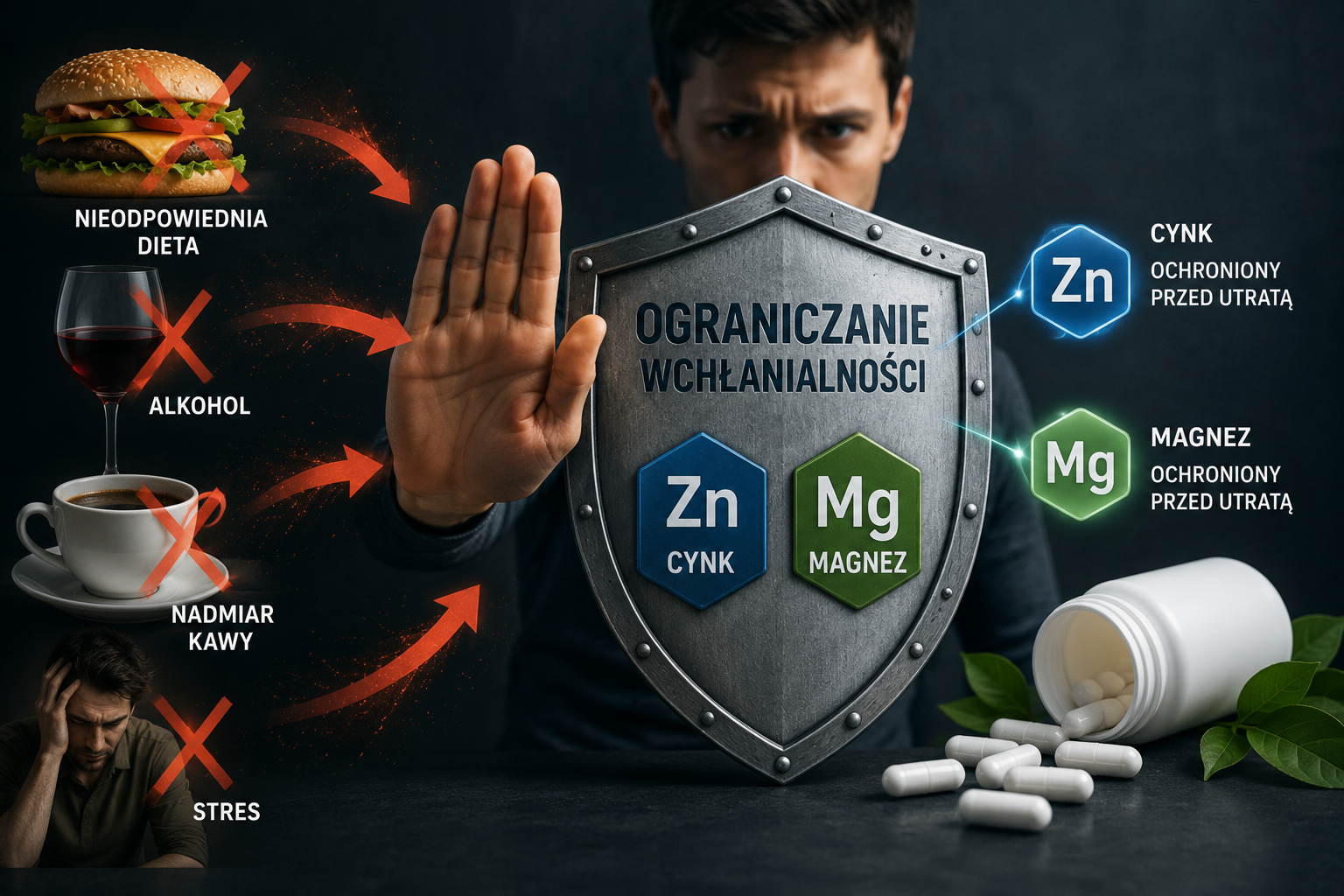 Dlaczego cynk i magnez ograniczają swoją wchłanialność wzajemnie?